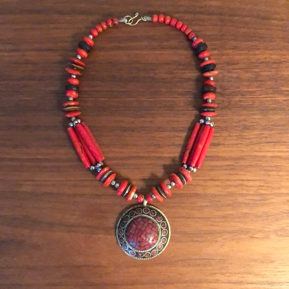 Cloisonné Pendant Necklace